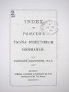 Panzer, Georg Wolfgang Franz, Faunae Insectorum Germanicea Initia oder Deutschlands Insecten.