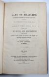 Kentfield, Edwin, The game of billiards…to which is added the rules and regulations. 5th. edition.