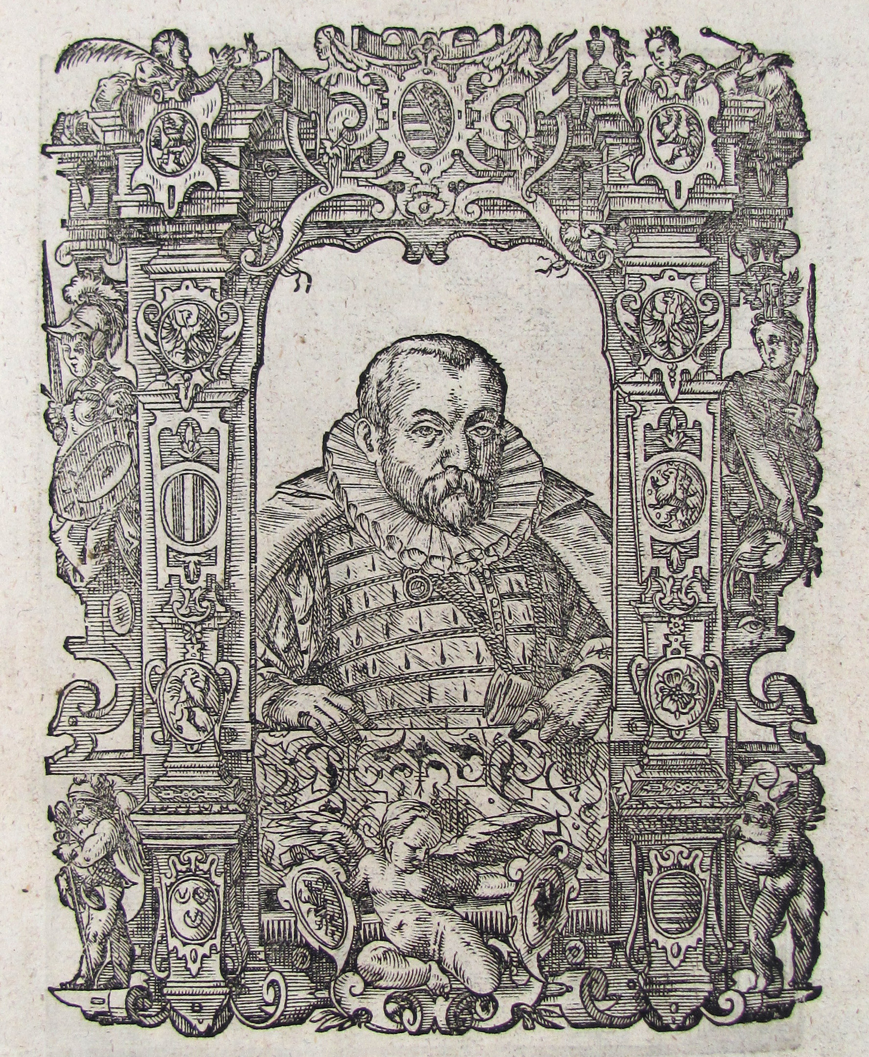 Reusner, Nikolaus, Icones sive Imagines Impp. regum, principum, electorum et ducum Saxoniae,  una cum eorundem elogiis.