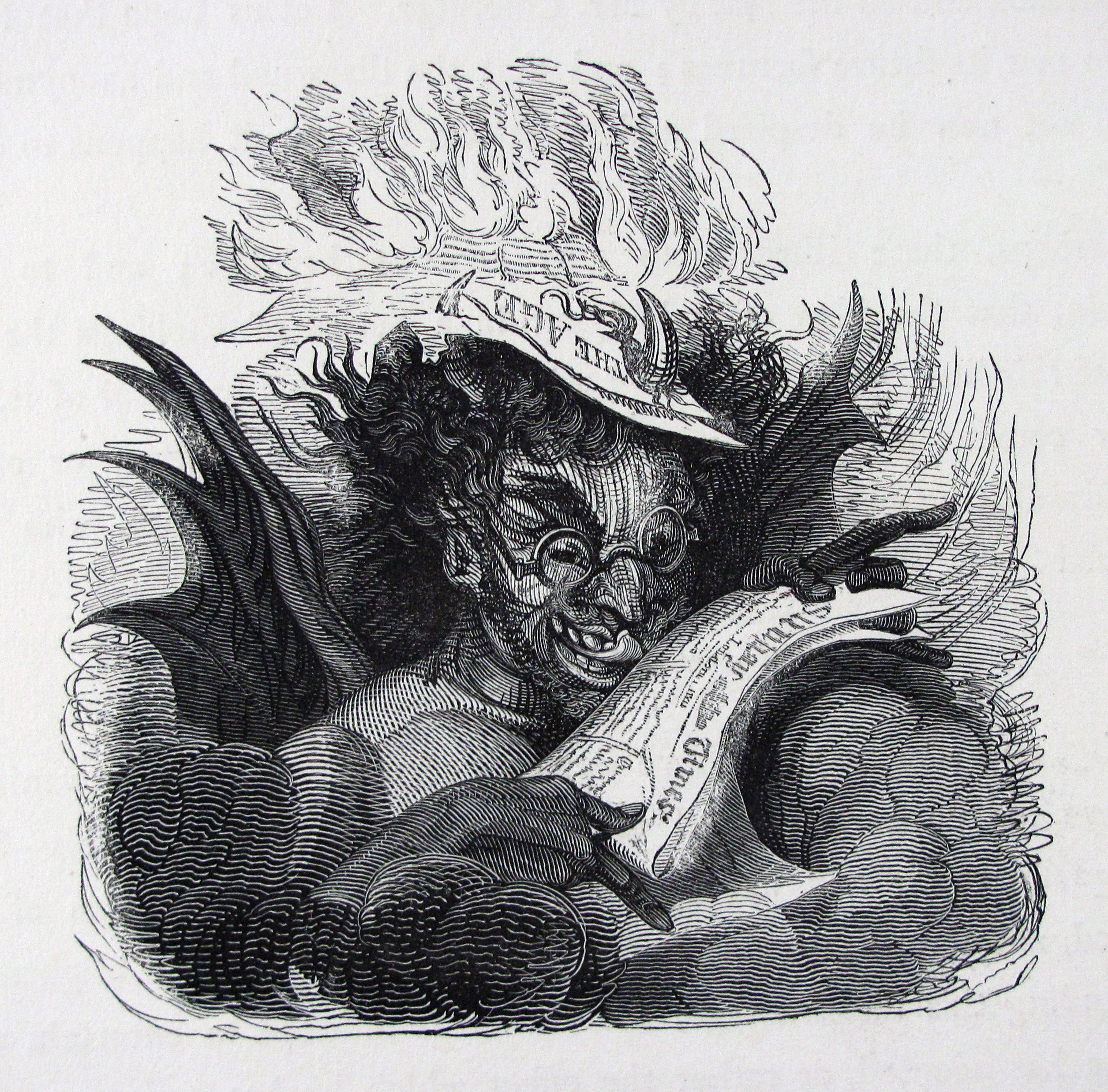 Landseer, Thomas (und Samuel Coleridge), Ten Etchings, illustrative of the Devil’s Walk.