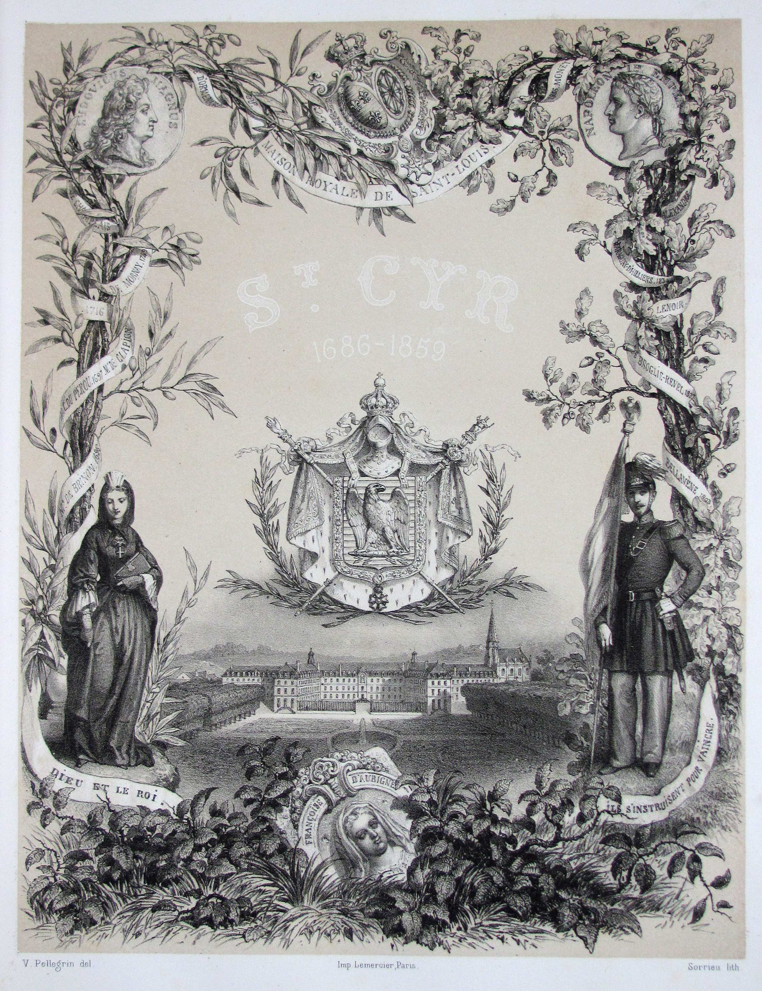 Pellegrin, V., Saint-Cyr (1686-1859).