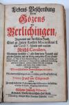 Steigerwald, V.F. von (d.i. W.F. Pistorius) Hrsg., Lebens-Beschreibung Herrn Gözens von Berlichingen, zugenannt mit der Eisern Hand… Mit verschiedenen Anmerckungen erläutert… welchem… eine Dissertation beygefügt sich befindet…