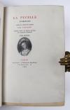 Voltaire (d.i. François Marie Arouet), La Pucelle d’Orléans. Poëme en vingt et un chants. Auf Pergament gedruckt. Édition ornée de figures gravées par Duplessis Berthault (d.i. Jean Duplessis-Bertaux (1747-1820).