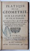 Le Clerc, Sébastien, Pratique de la Geometrie, sur le papier et sur le terrain.
